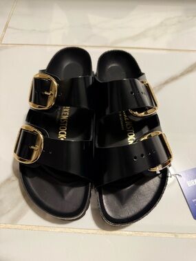Birkenstock Arizona Big Buckle high shine black
